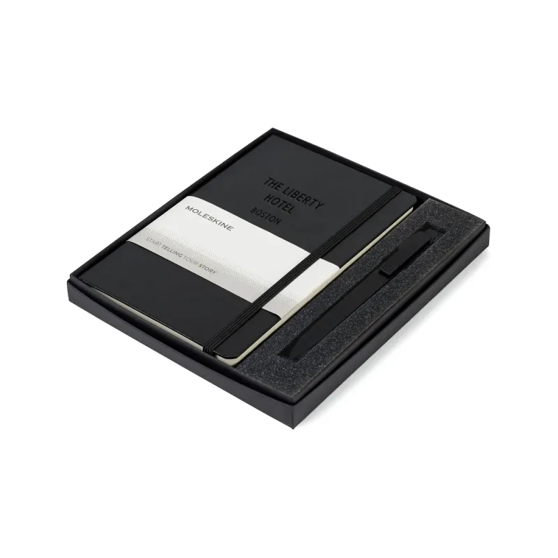 Moleskine® Medium Notebook and GO Pen Gift Set — view 5