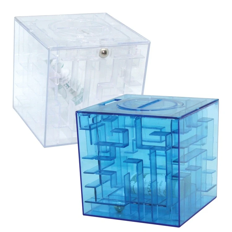 Custom Money Maze Cube Bank