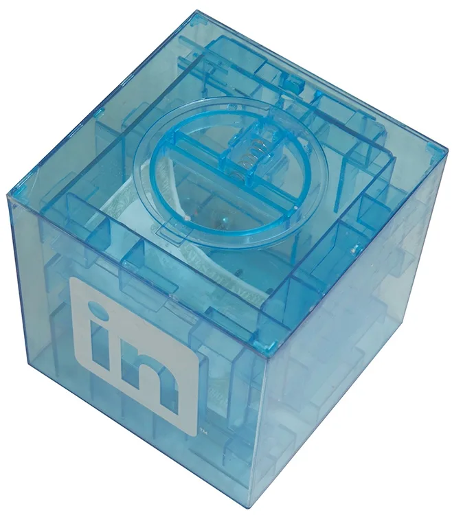Custom Money Maze Cube Bank — view 8