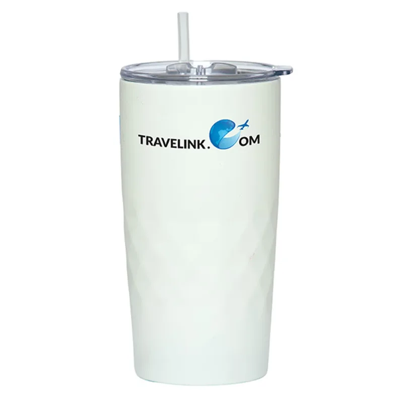 Montego 600 Ml. (20 Fl. Oz.) Travel Tumbler With Straw — view 3