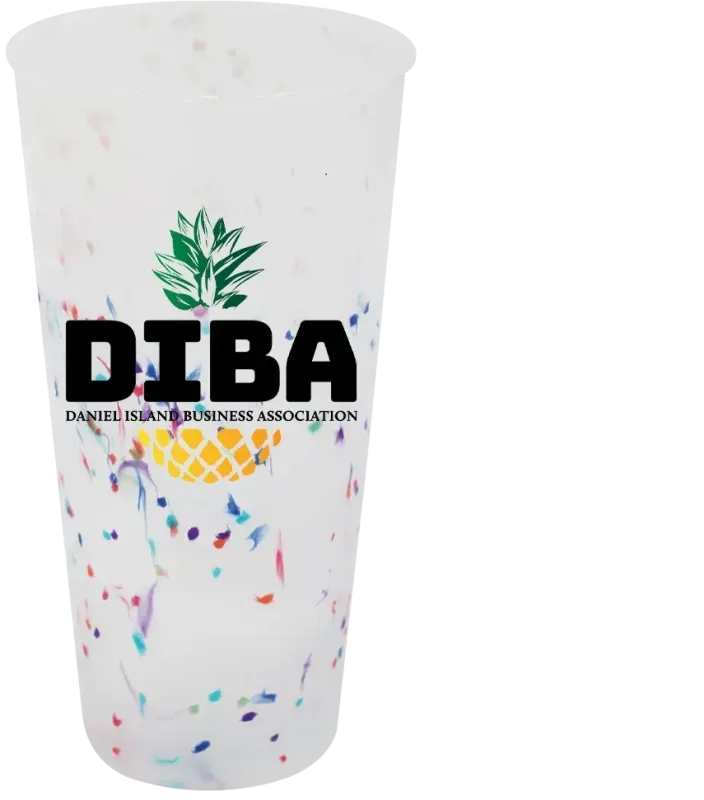 Mood 26 oz. Rainbow Confetti Tumbler — view 2