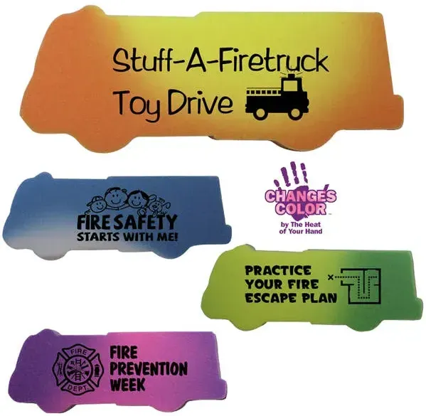 Mood Die Cut Eraser-Fire Truck