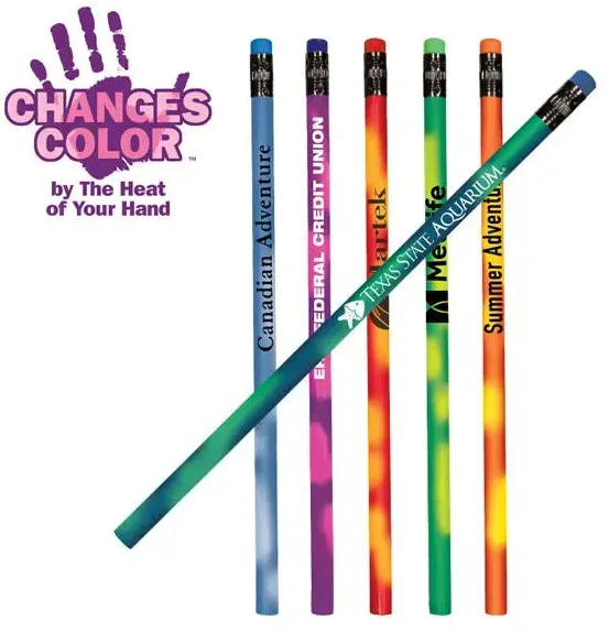 Mood Color Change Pencil with Branded Eraser - Promotional Mood Pencil