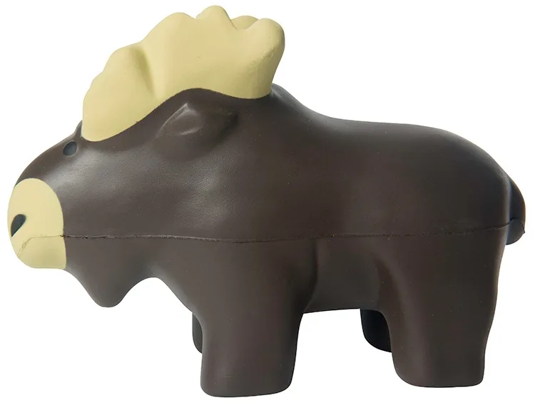 Custom Printed Moose Stress Reliever — view 6