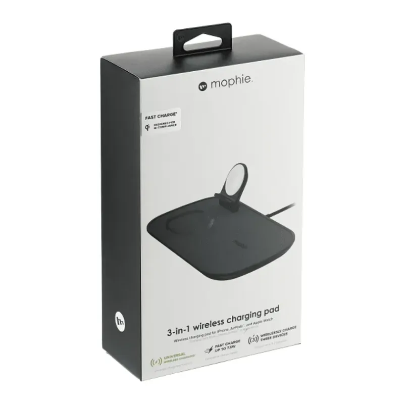 Custom 3-in-1 Fabric Charging Pad — view 3