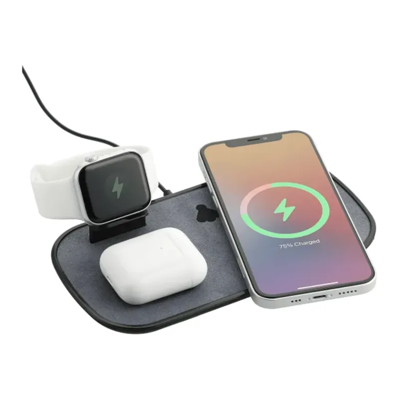 Custom 3-in-1 Fabric Charging Pad — view 7