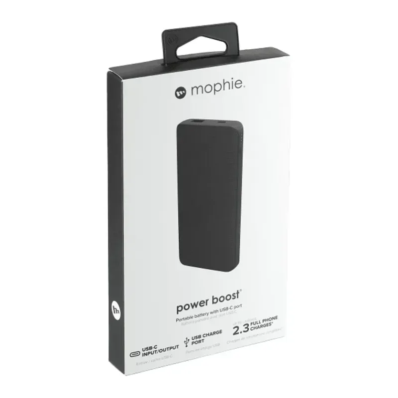 mophie® Power Boost 10,000 mAh Power Bank with USB-C Port — view 3