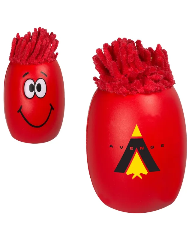 MopToppers Smiling Oblong Stress Ball — view 16
