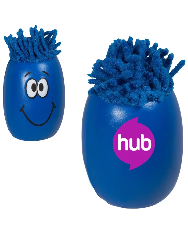 MopToppers Smiling Oblong Stress Ball — view 5