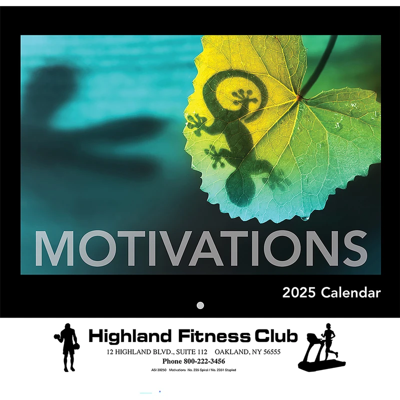 Motivations Wall Calendar: 2025 Stapled