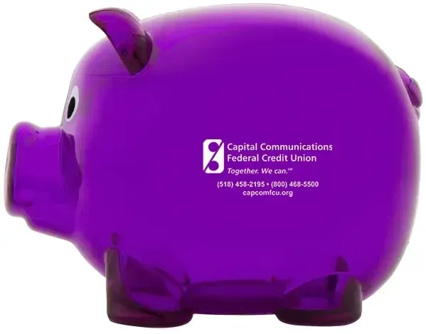 Imprinted Mr. Piggy Bank — view 5
