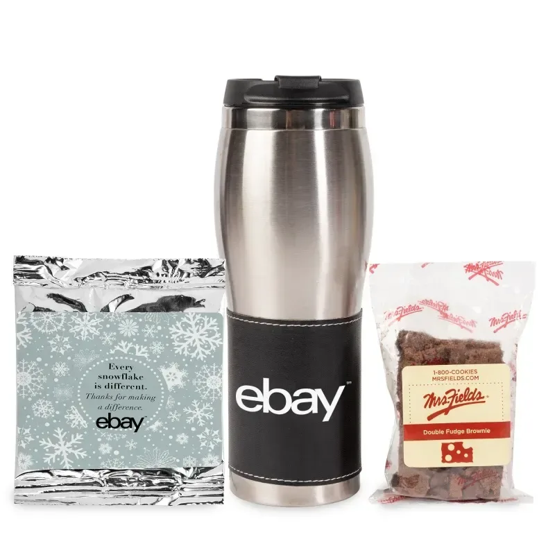 Mrs. Fields Drinkware Set with Brownie — view 5