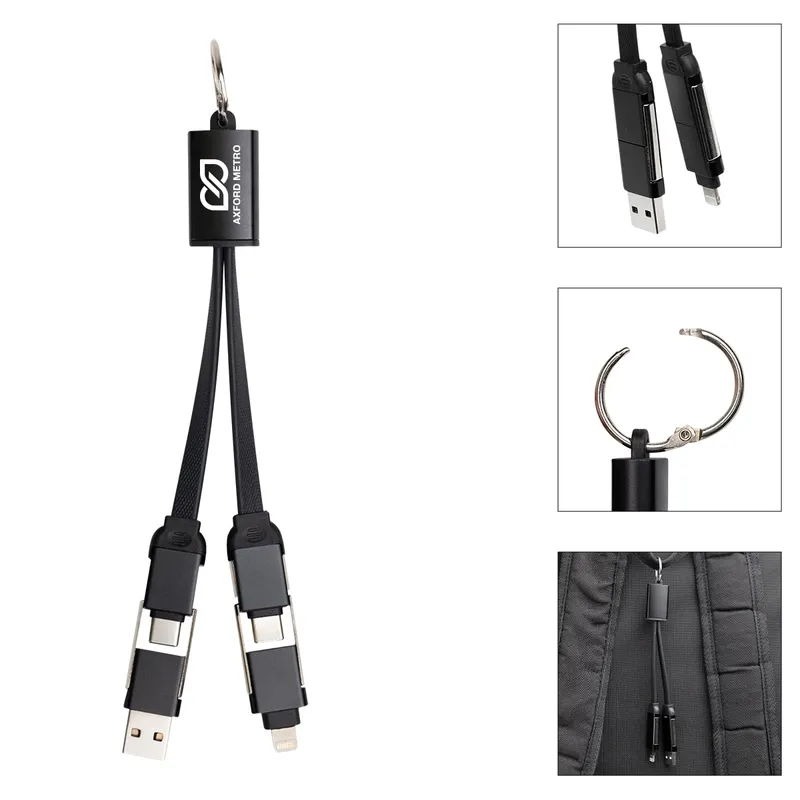 Multi-Charge Cables With Round Carabiner