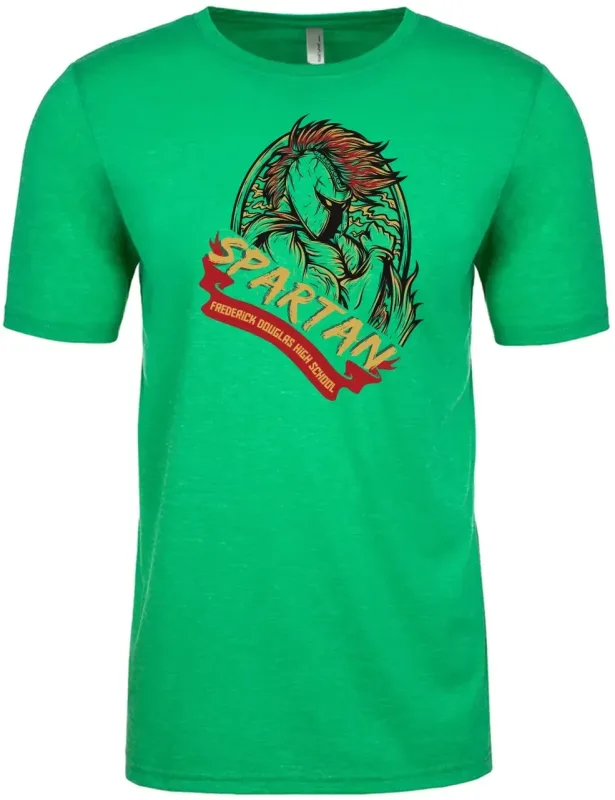 Custom Poly/Cotton Blend T-shirt (Multi Color) — view 4