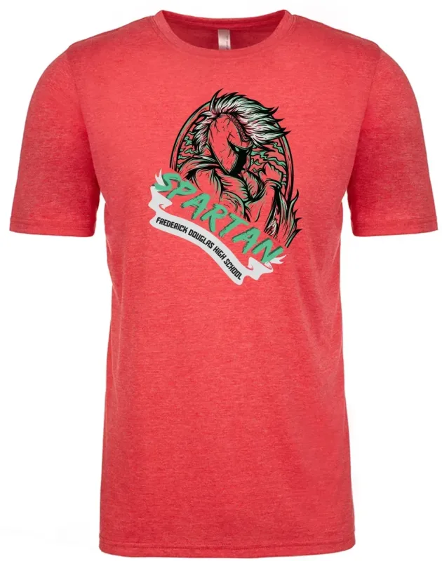Custom Poly/Cotton Blend T-shirt (Multi Color) — view 9
