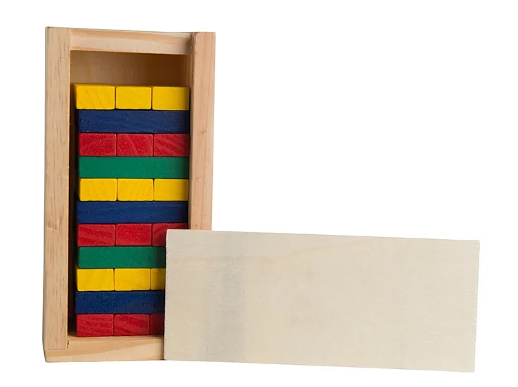 Multi-Colored Block Wooden Tower Puzzle — view 4