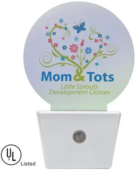 Imprinted Multicolored LED Nightlight — view 5