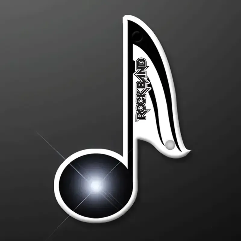 Music Note LED Flashing Lapel Pin