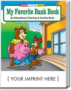 My Favorite Bank Book Coloring Book