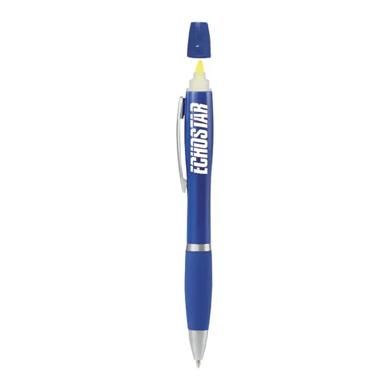 Branded Nash Ballpoint Pen with Highlighter