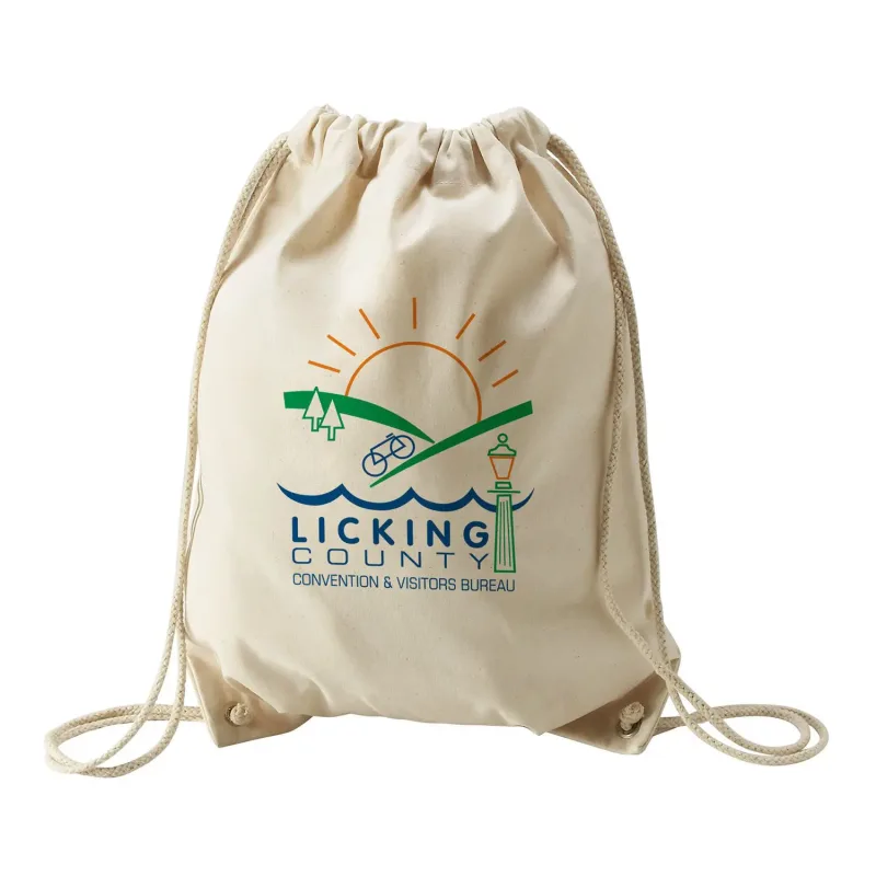 Natural Economy Drawcord Bag — view 2