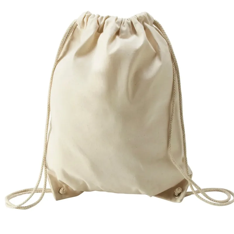Natural Economy Drawcord Bag — view 3