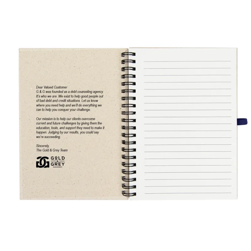 Natural Paper Spiral Notebook — view 6
