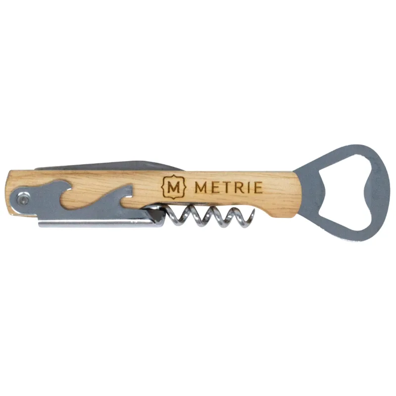Natural Wood Bottle Opener — view 2