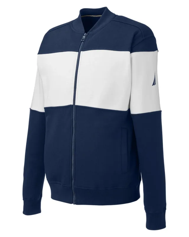 Nautica Anchor Bomber Full-Zip Fleece Jacket — view 9