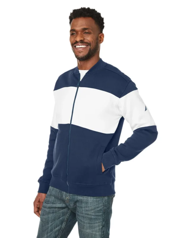 Nautica Anchor Bomber Full-Zip Fleece Jacket — view 12