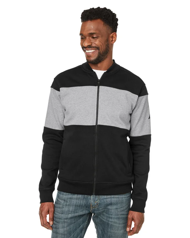 Nautica Anchor Bomber Full-Zip Fleece Jacket