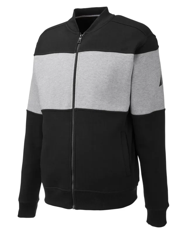 Nautica Anchor Bomber Full-Zip Fleece Jacket — view 3