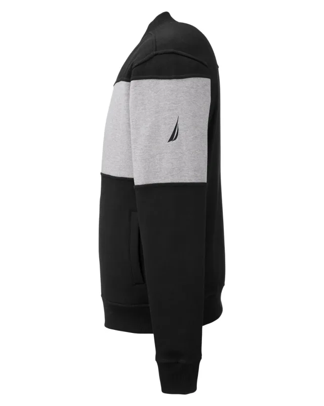 Nautica Anchor Bomber Full-Zip Fleece Jacket — view 4