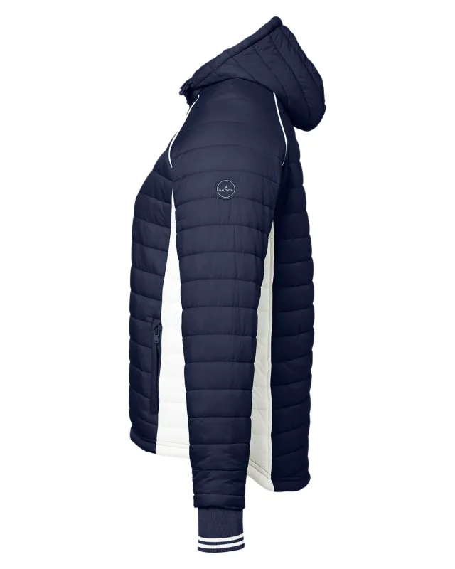 Nautica Ladies' Nautical Mile Puffer Packable Jacket — view 16