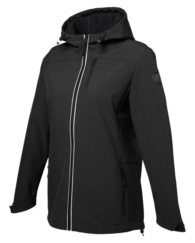 Nautica Ladies' Wavestorm Softshell Jacket — view 9