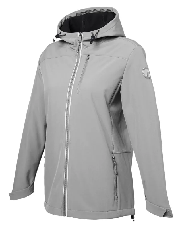 Nautica Ladies' Wavestorm Softshell Jacket — view 3