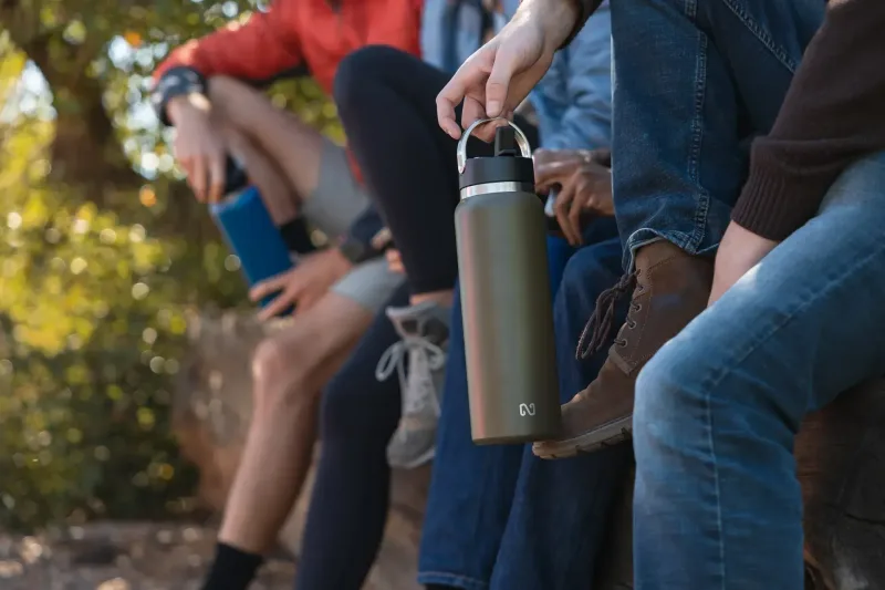 Personalized Ranger Stainless Steel Bottle - 26oz with Flip-Top Spout — view 8