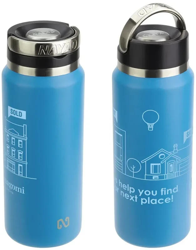 Nayad® Custom Stainless Double-wall Bottle (26 oz) — view 8