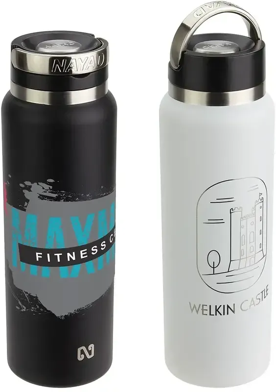 Custom Logo Stainless Double-wall Bottle (40 oz)
