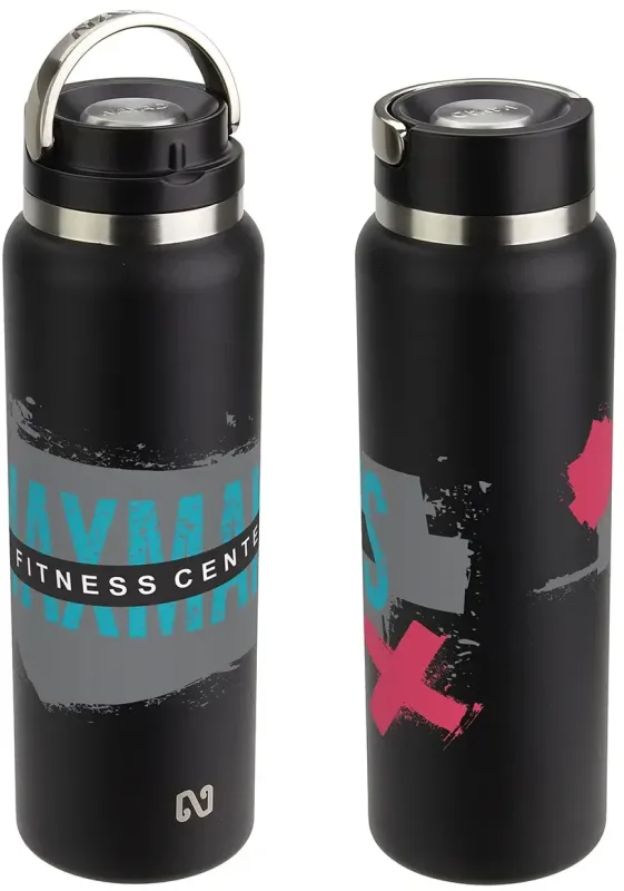Custom Logo Stainless Double-wall Bottle (40 oz) — view 2
