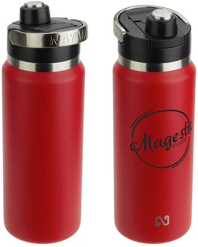 Personalized NAYAD® Traveler Stainless Bottle - 26 oz — view 13
