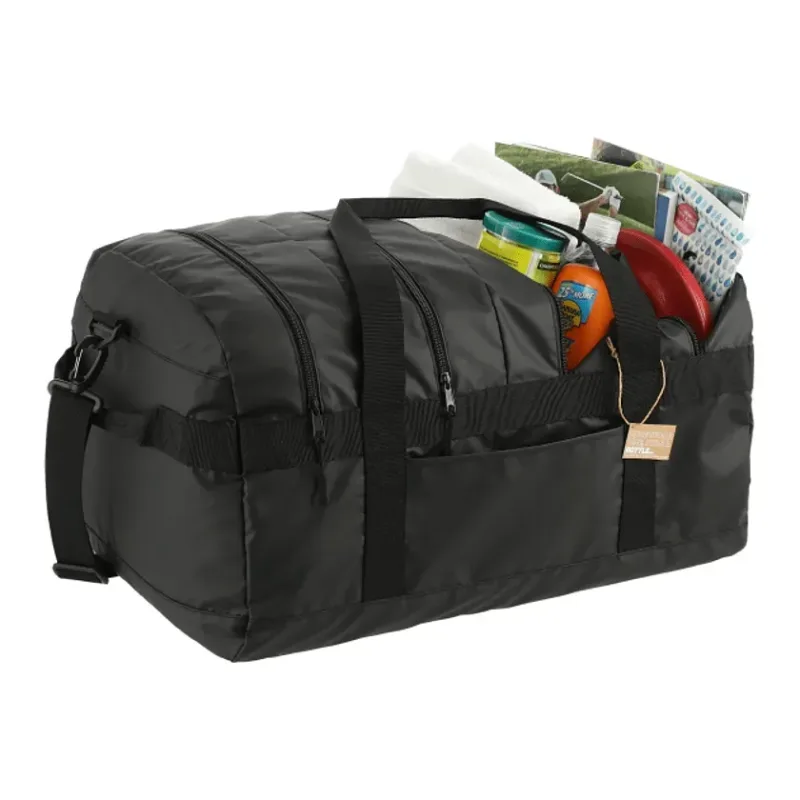 NBN Recycled Outdoor Quad Pocket 60L Duffle Bag — view 5