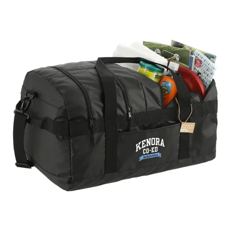 NBN Recycled Outdoor Quad Pocket 60L Duffle Bag — view 9