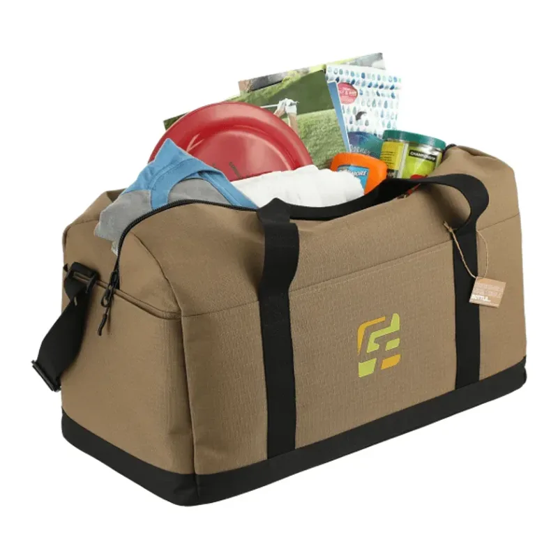 Custom NBN Recycled Utility Duffle Bag — view 8