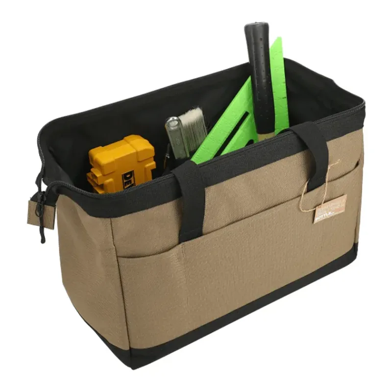 Custom Recycled Utility Zippered Tool Tote - NBN Brand — view 6