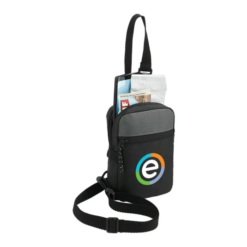 Custom NBN Trailhead Recycled Crossbody Pouch — view 8