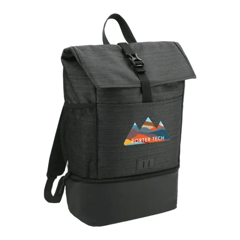 Custom NBN Whitby Insulated Computer Backpack with Logo (15 inch) — view 12