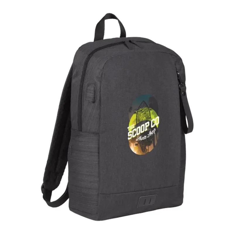 NBN Whitby Slim 15" Computer Backpack w/ USB Port — view 18