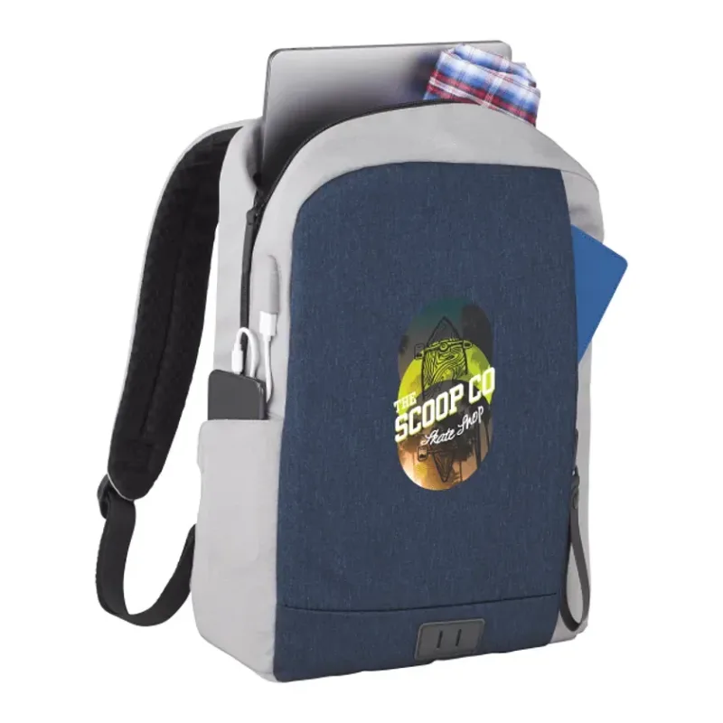 NBN Whitby Slim 15" Computer Backpack w/ USB Port — view 9
