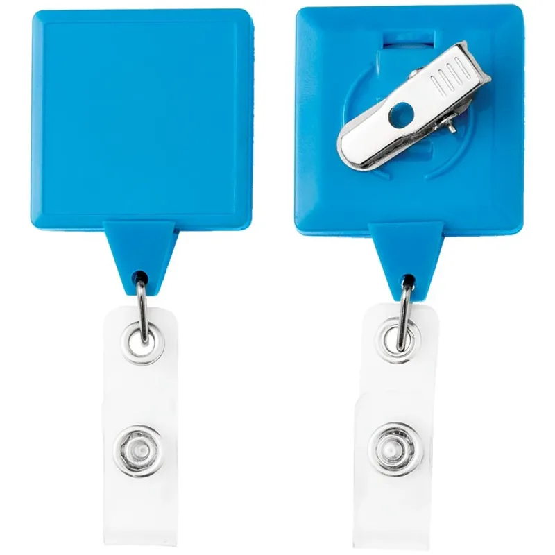 Neon Anti-Twist Secure ID Badge Reel with 360º Swivel Alligator Clip Back — view 4